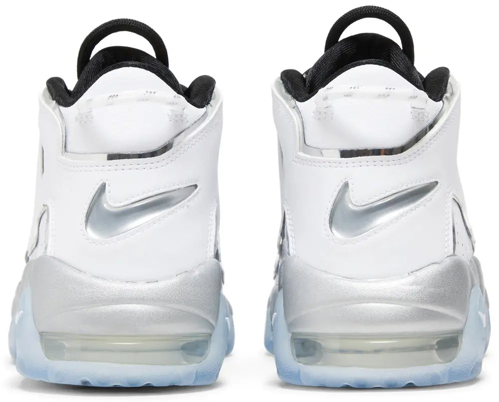 Nike Air More Uptempo - White, Silver and Black