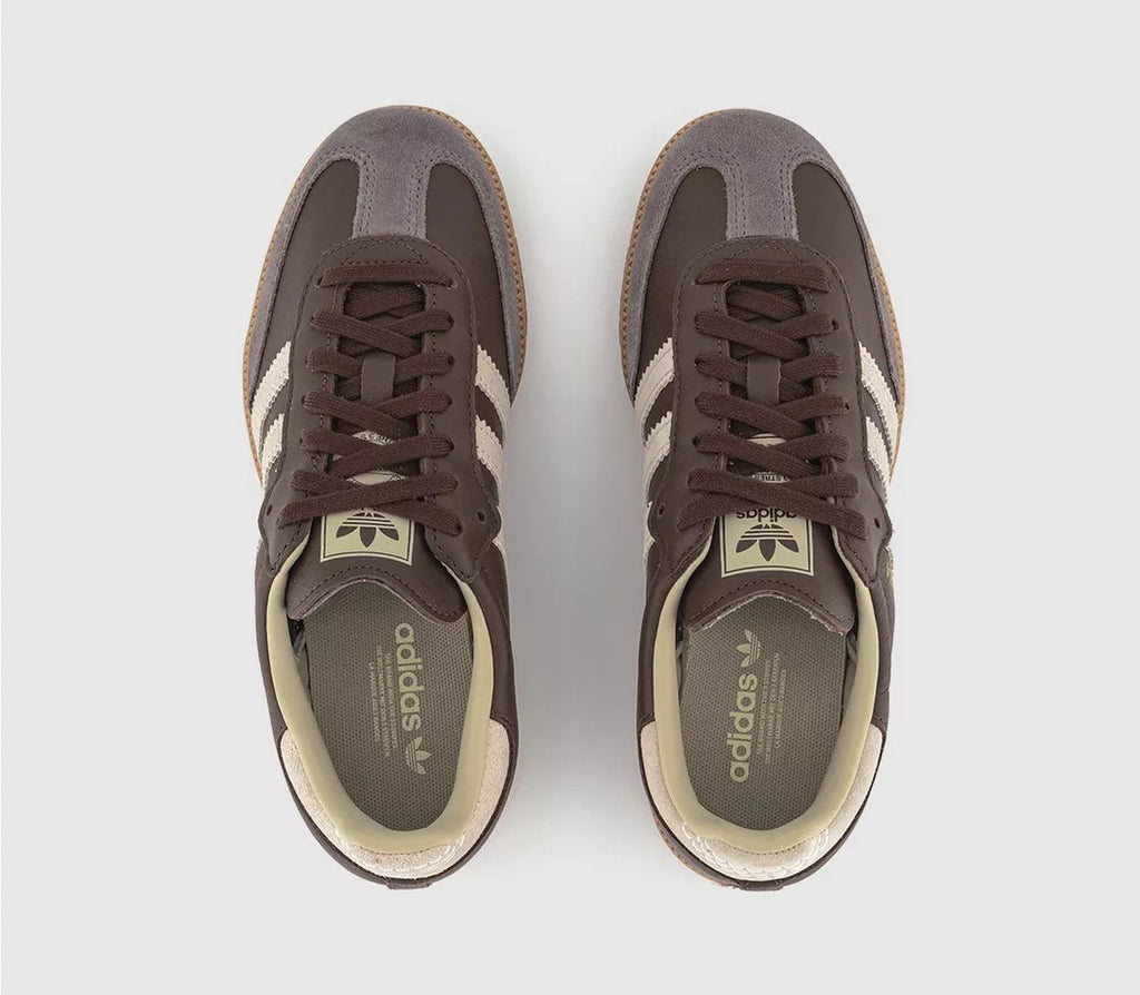 Adidas Originals Samba Originals - Brown Putty, Grey and Gold Metalic