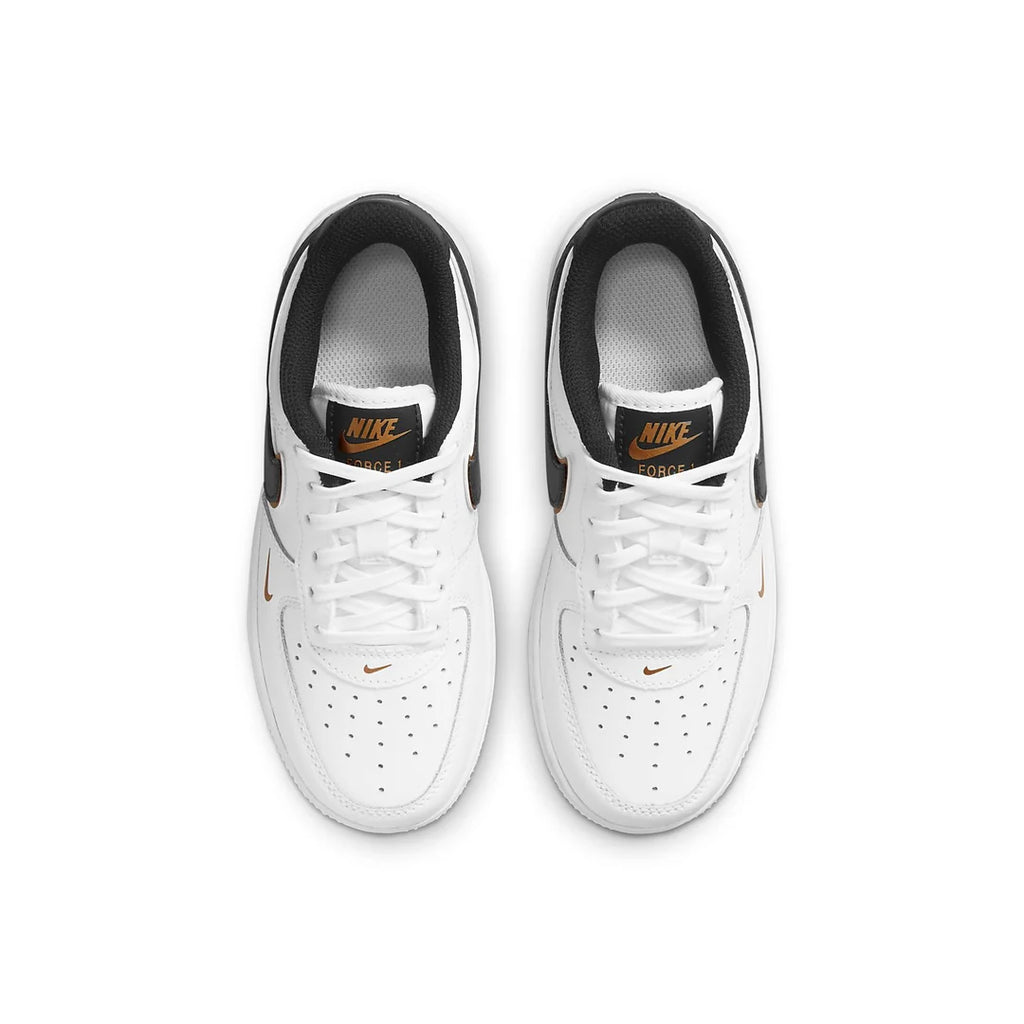 Nike Air Force 1 Low - White, Black and Gold