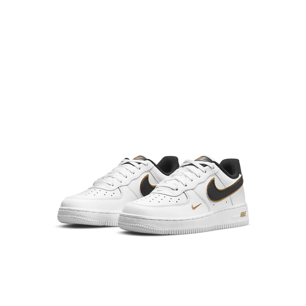 Nike Air Force 1 Low - White, Black and Gold