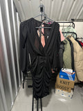 Women’s AX Paris Black Lace Dress Open Back Size UK 14 - RRP £75