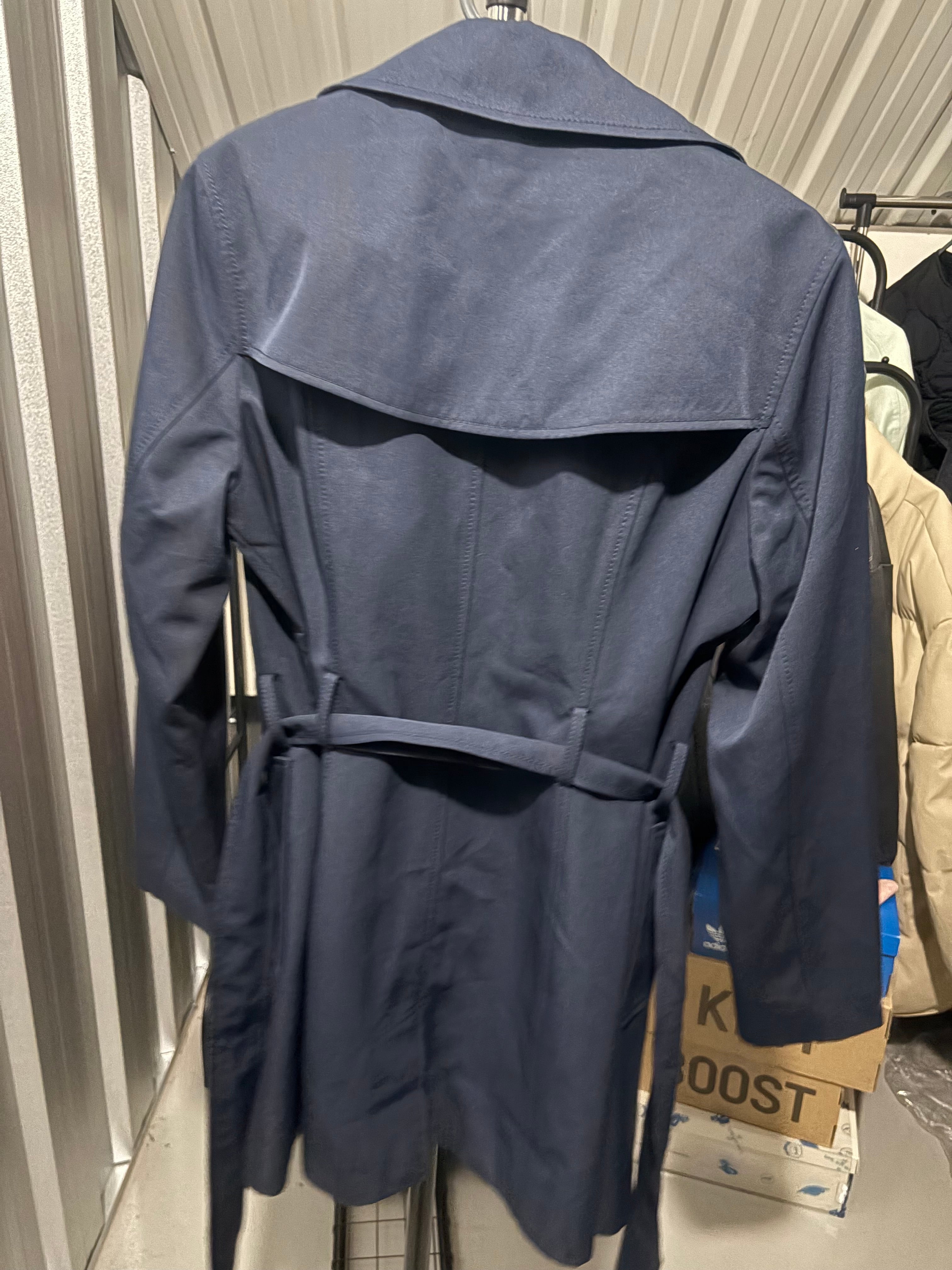 Women’s Land End Long Coat Navy Blue Size UK 12 - RRP £75