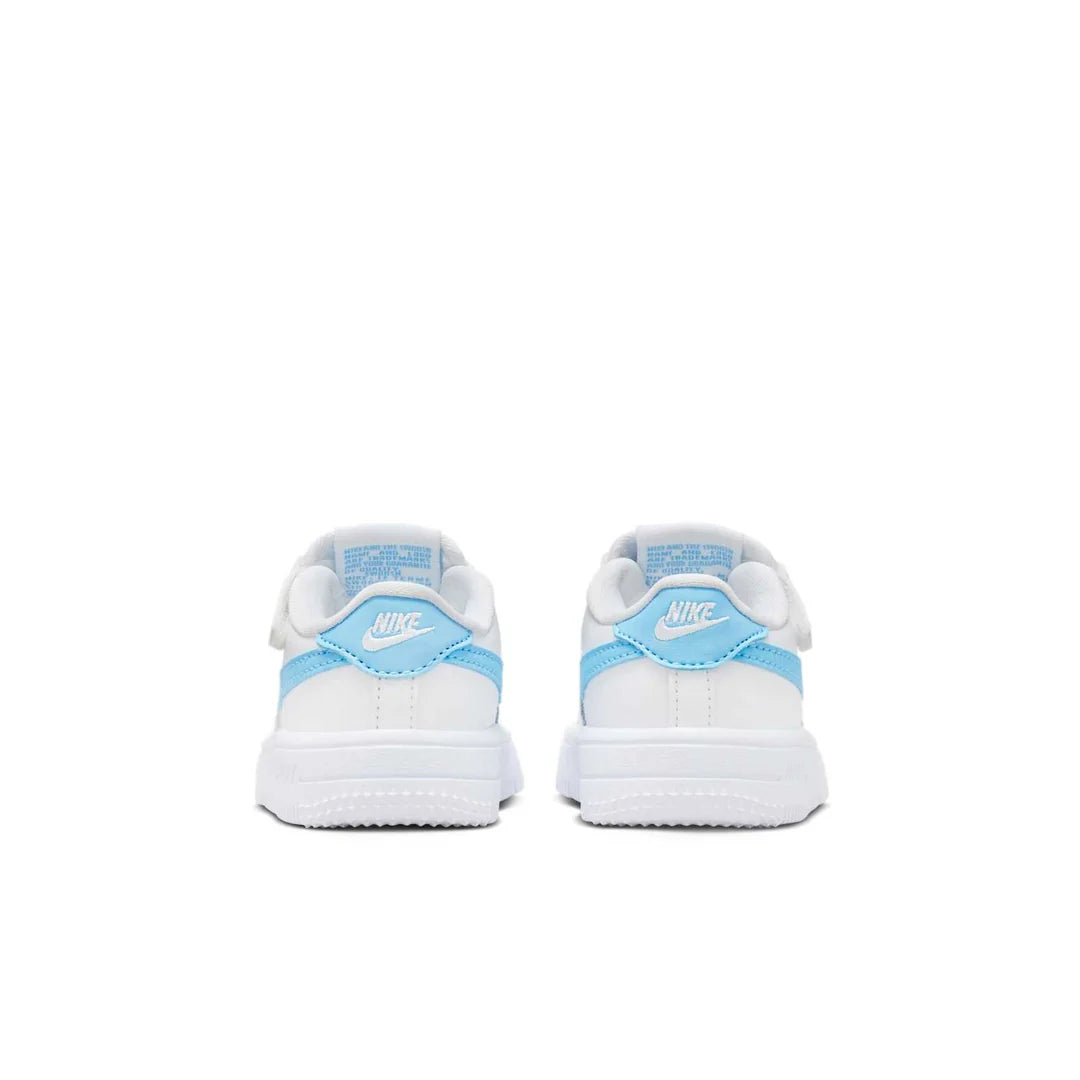 Nike Air Force 1 Low - White and Aquarius Blue