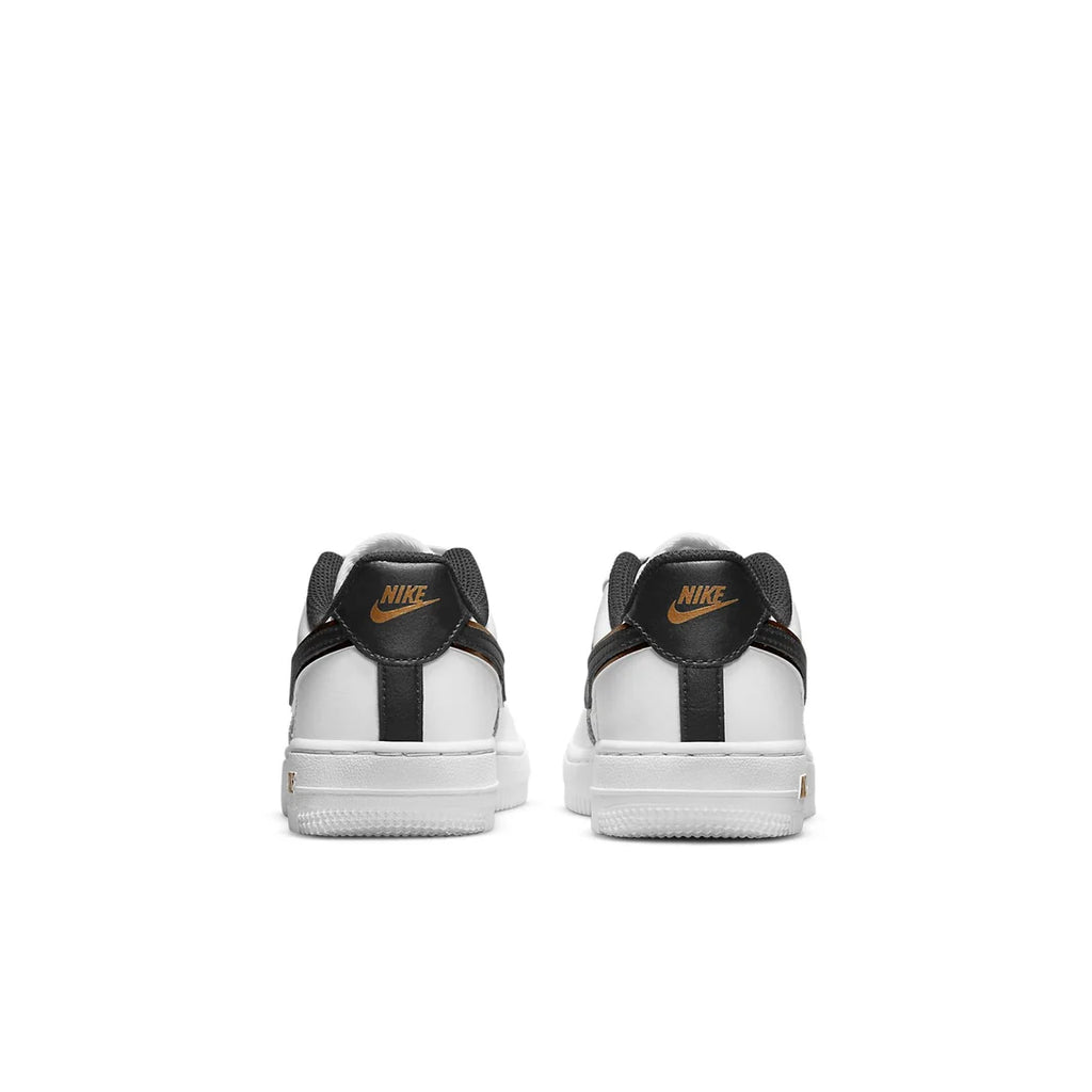 Nike Air Force 1 Low - White, Black and Gold