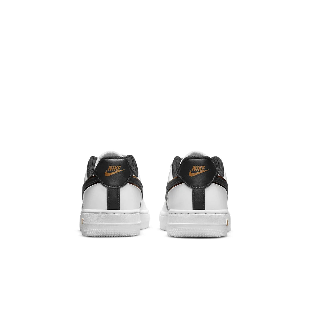 Nike Air Force 1 Low - White, Black and Gold