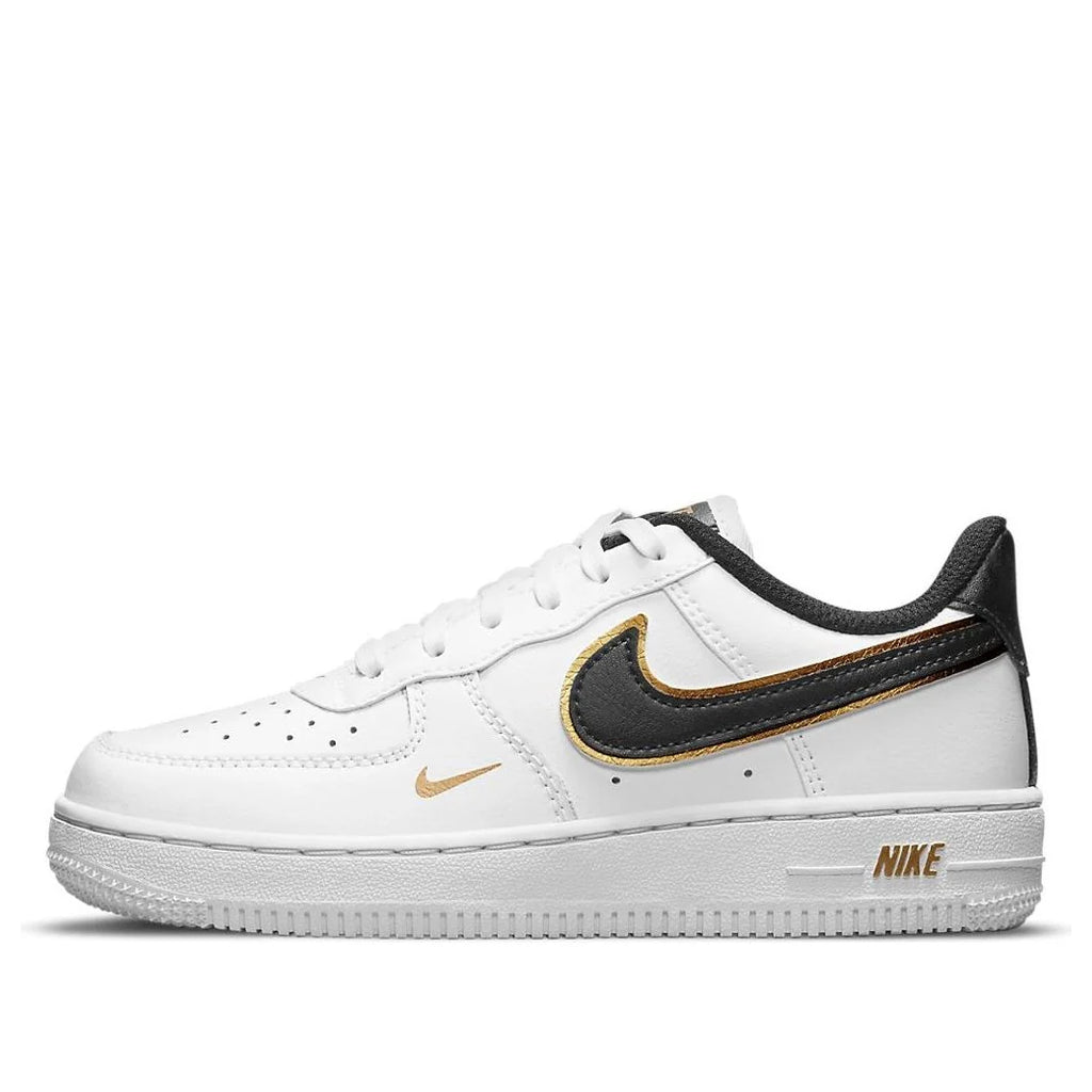 Nike Air Force 1 Low - White, Black and Gold