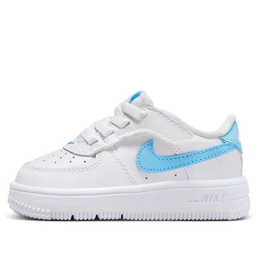 Nike Air Force 1 Low - White and Aquarius Blue