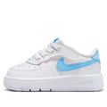 Nike Air Force 1 Low - White and Aquarius Blue